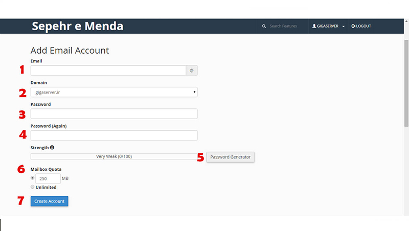 create account create account